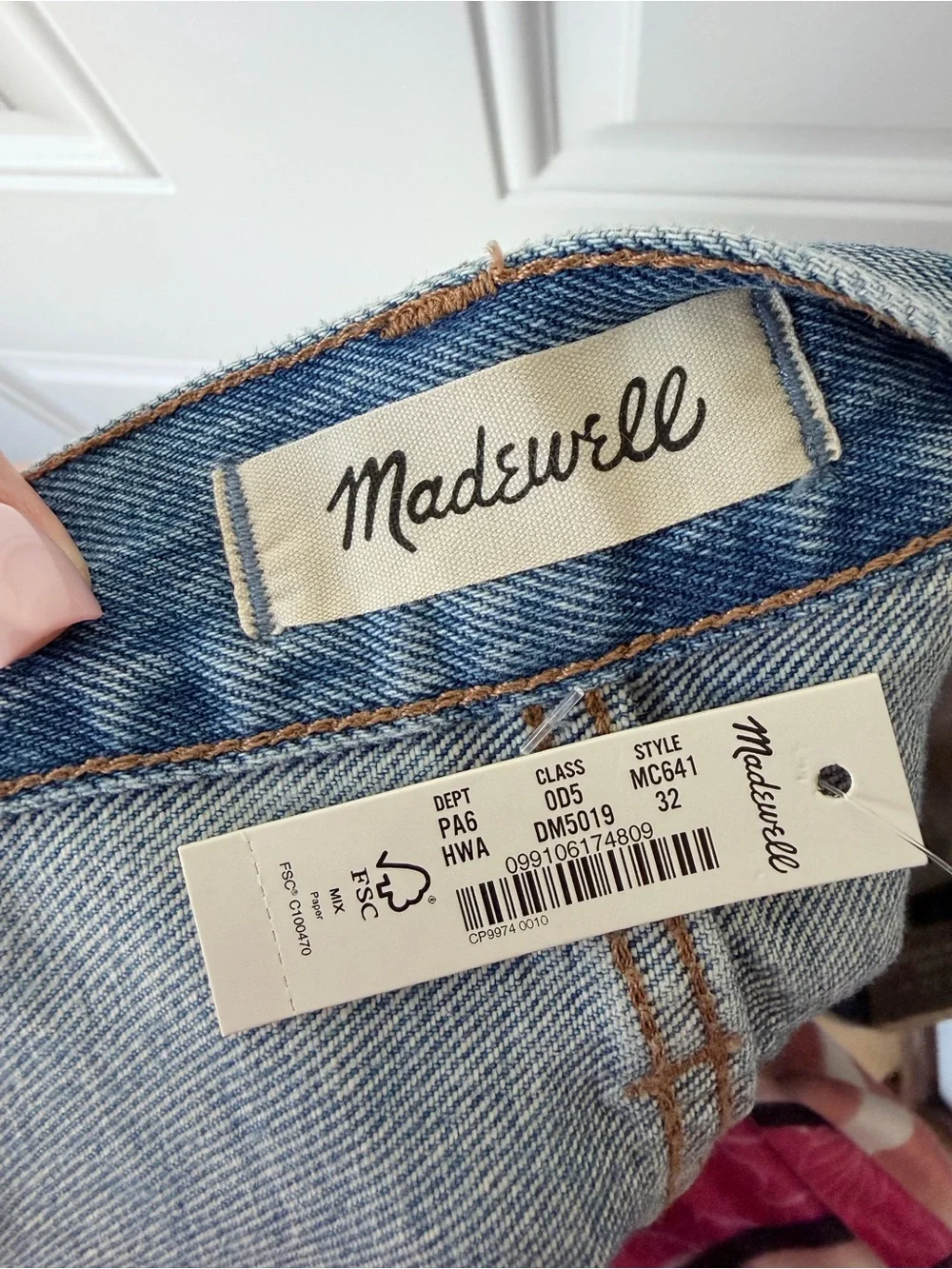 NWT MADEWELL SIZE 32 Relaxed Denim‎ Shorts in Homecrest Wash Ripped Edition